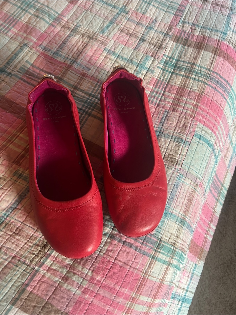 SAS Red Women's Ballet Flats